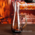 modern elegant crystal decanters with handle